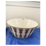 LENOX 10" WIDE LARGE SERVING BOWL 24K