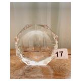 NEW YORK CITY CRYSTAL ASH TRAY