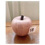MARBLE APPLE PAPERWEIGHT