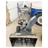 YARD MACHINES GOLD SNOW BLOWER WITH CHAINS MOTOR