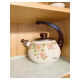 FLORAL PAINTED TEA POT