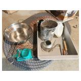 BAKING PAN, EGG CUTTER, SIFTER, BAKING PAN, ETC.