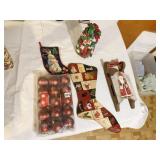 CHRISTMAS STOCKING, BULBS,