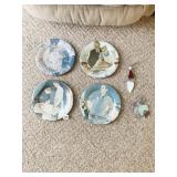 NORMAN ROCKWELL PLATES & SUN CATCHERS
