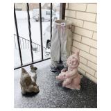 CEMENT GNOMES & CUTE PANTS & SHOES PLANTER