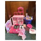 MATTEL CAR AND HOUSE