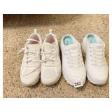 2 PAIRS SKETCHERS NO LACE SZ. 7 TENNIS SHOES