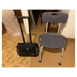 QUEST ROLLING CANVAS BRIEFCASE & SHOWER CHAIR