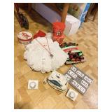 CHRISTMAS SANTA, TIMER, SIGN, ETC.