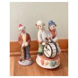 SEND IN THE CLOWNS MUSIC BOX & CLOWN STATUE