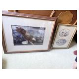 EAGLE PRINT LIMITED EDITION CERTIFICATE 23 X 19,