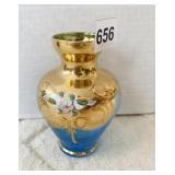 MURANO VASE BEAUTIFUL COLORS 5.5" H