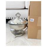 SILVER PLATE CHAFER DISH