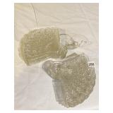 FAN SHAPE SNACK PLATES