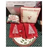CHRISTMAS THROW PILLOWS HAND TOWELS