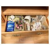 ESSENTIALS PINK TOOLS, BATTERIES, TAPE, BRACKETS,