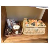 SEWING BOX & OTHER ITEMS