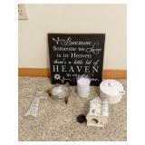 HEAVEN SIGN, CANDLE, BANK ETC.