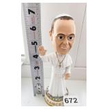POPE FRANCES 6.5" H BOBBLE HEAD