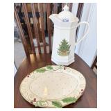 THERMAL COFFEE CARAFE, YANKEE CANDLE DISH