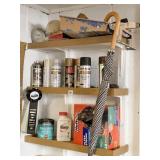 ASSORTED SPRAY PAINTS AND CHEMICALS