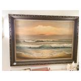 BELL HOWARD PAINTING ON CANVAS FRAMED