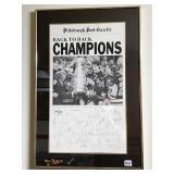 BACK-TO-BACK CHAMPIONS PGH. PENGUINS 29" X 20"