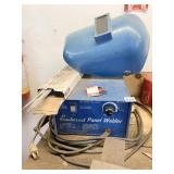 EASTWOOD PANEL WELDER WITH LINCOLN RODS AND