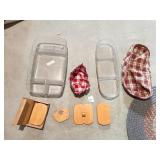 BASKET LINERS AND WOOD LIDS