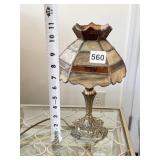 SLAG GLASS ACCENT LAMP