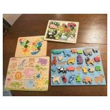 WOOD PUZZLES MISSING COUPLE PIECES