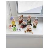 WONDERFUL SET OF 7 WALT DISNEY PRODUCTION JAPAN