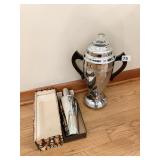 COFFEE POT & BEVERAGE SHAKER IN BOX
