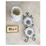 NEW SILK O LITE SHADE $42.00WHITE, DOUBLE PLATE