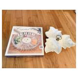 CRYSTAL CLEAR ALEXANDRIA SECTIONAL DISH OB &