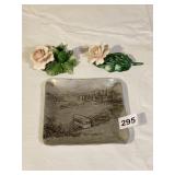 CAPODIMONTE CANDLE HOLDER W/ DAMAGE 2 1