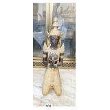 VINTAGE GILT BRONZE THAI STATUE THEPPANOM SACRED