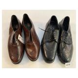 10.5M LACE UP NEW SHOES ONE BLACK ONE BROWN