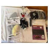 SOCKET SET, DASH MAT, WINDOW CLEANER, FLASHLIGHT