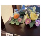 2 LENOX FIGURINES EASTERN BLUEBIRD AND AM