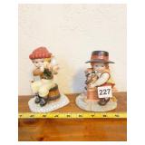 2 FRANKLIN PORCELAIN DEBBIE BELL JARRATT