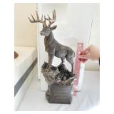 NOBEL SPIRIT DEER SCULPTURE COLD CAST BRONZE