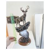 WHITE TAIL MAJESTY COLD BRONZE SCULPTURE BO (NO
