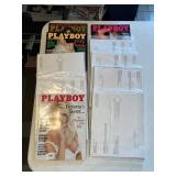 10 PLAYBOY MAGAZINES SEE PHOTO FOR DATES