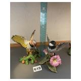 LENOX NORTHERN FLICKER PORCELAIN FIGURINE AND