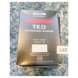 10 NEW PAIR OF TED ANTI EMBOLISM STOCKINGS, LARGE