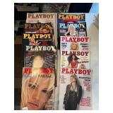 10 PLAYBOY MAGAZINES SEE PHOTO FOR DATES