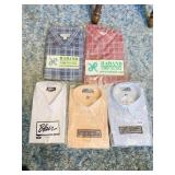 3 NEW SZ 18.5 MENï¿½S DRESS SHIRTS AND 2 HABAND 3X