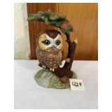 LITTLE LOCKOUT LENOX SAW-WHET OWL FIGURINE 1999