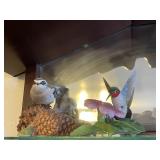 2 LENOX FIGURINES GOLDEN-CROWNED KINGLET 1991 &